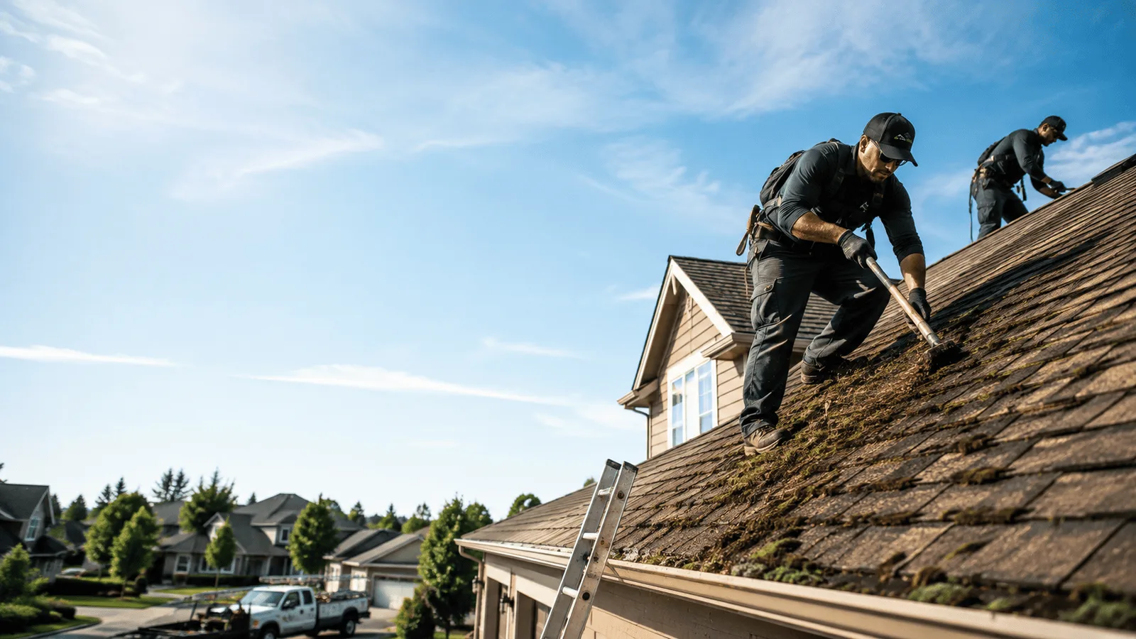 Roof Moss Removal in Moss Point, MS near me